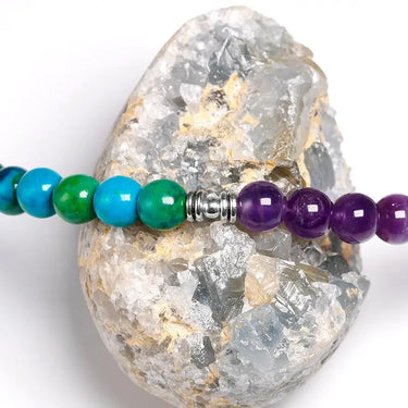 Chrysocolla Amethyst 108 Mala-Your Soul Place